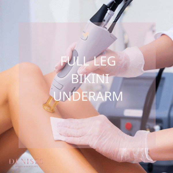 6 Laser Hair Removal Sessions - Full Leg, Bikini & Underarm