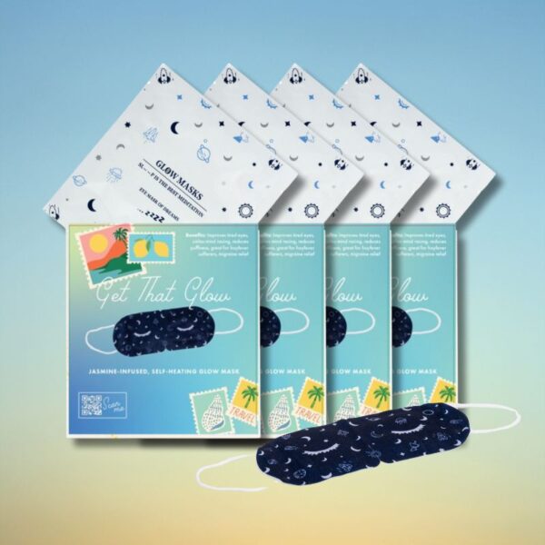 Glow Masks - Self heating JASMINE Sleep Masks Travel Edition - Image 5