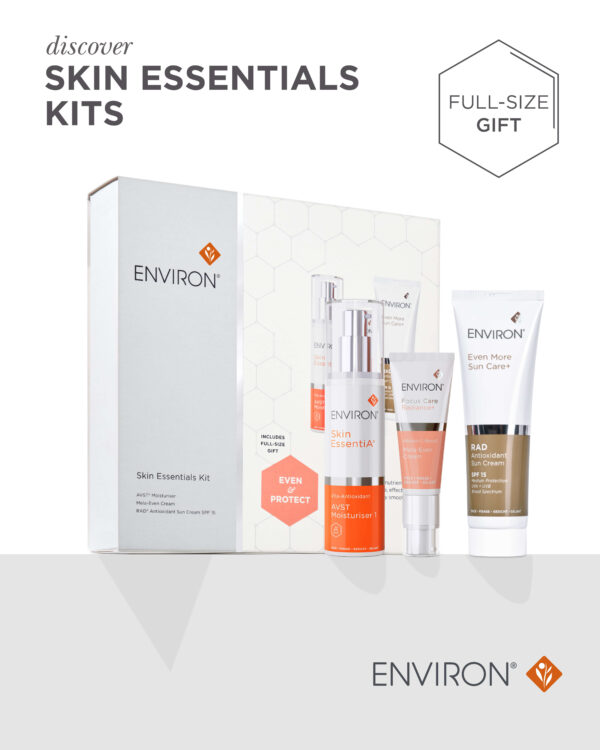 Environ Even & Protect: Skin Essentials Kit - with Complimentary RAD Antioxidant Sun Cream SPF 15