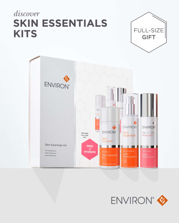 Environ Prep & Hydrate: Skin Essentials Kit - with Complimentary Pre Cleanse Oil
